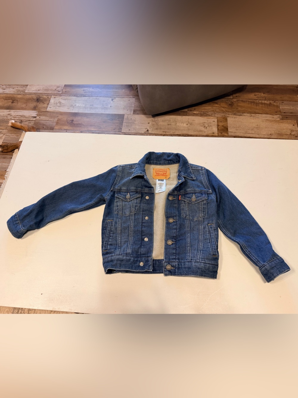 Levi's Blue Denim Kids Jacket